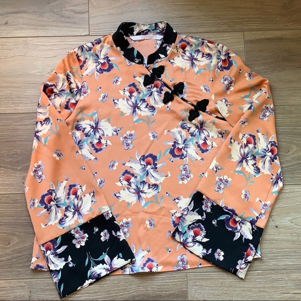 Zara trafaluc asian style blouse.like new